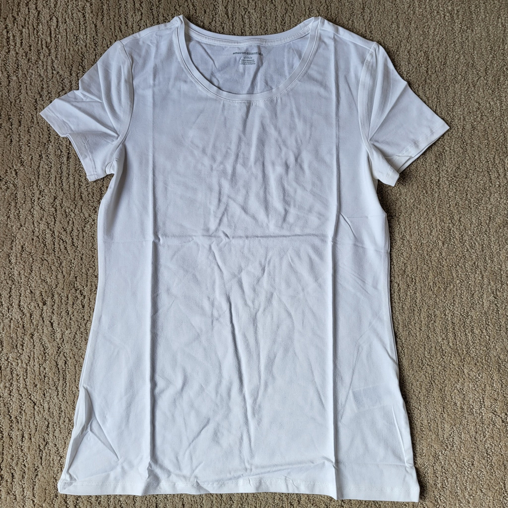 Women’s 2-Pack Short Sleeve Crewneck T-Shirts – Black & White – Size S – NWOT - Picture 7 of 8
